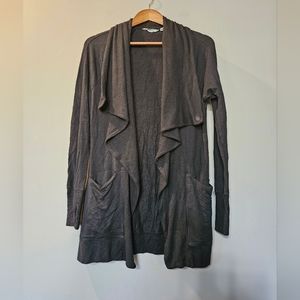 Athleta Black Studio Wrap Cardigan W/Magnetic Closure Womens Size XS